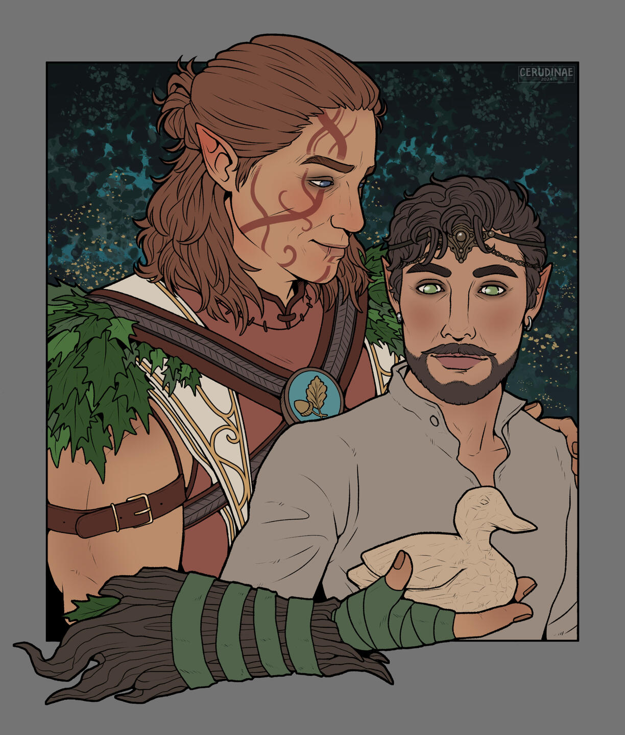 bust + additional character