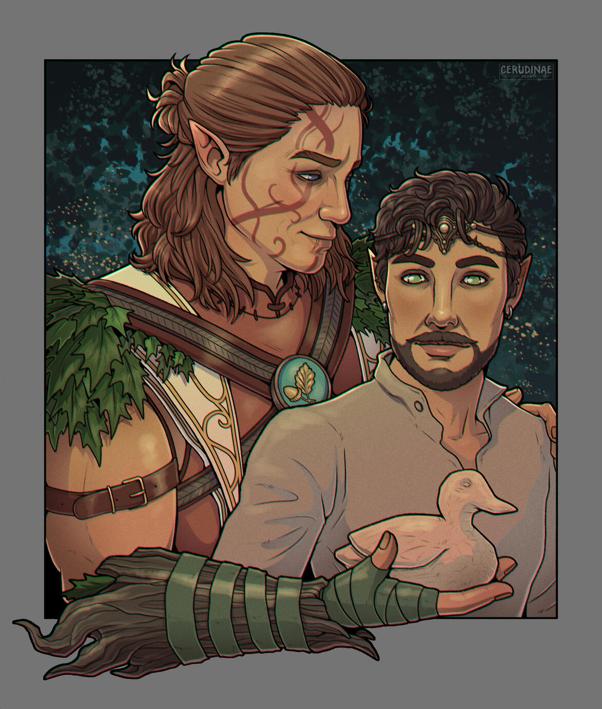 bust + additional character